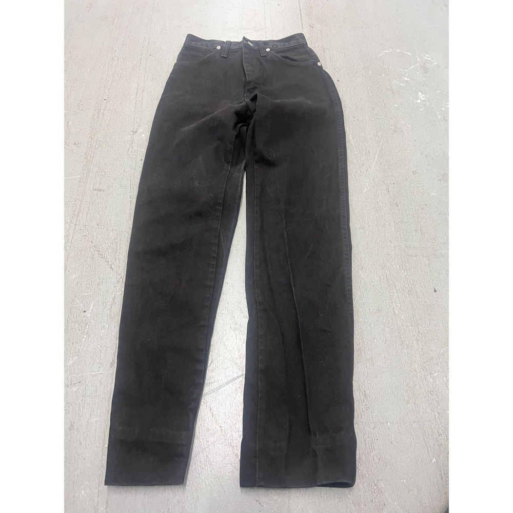 Wrangler 14MWZWK Slim Jeans Womens 1x34 Black Denim 100%‎ Cotton Western Cowgirl